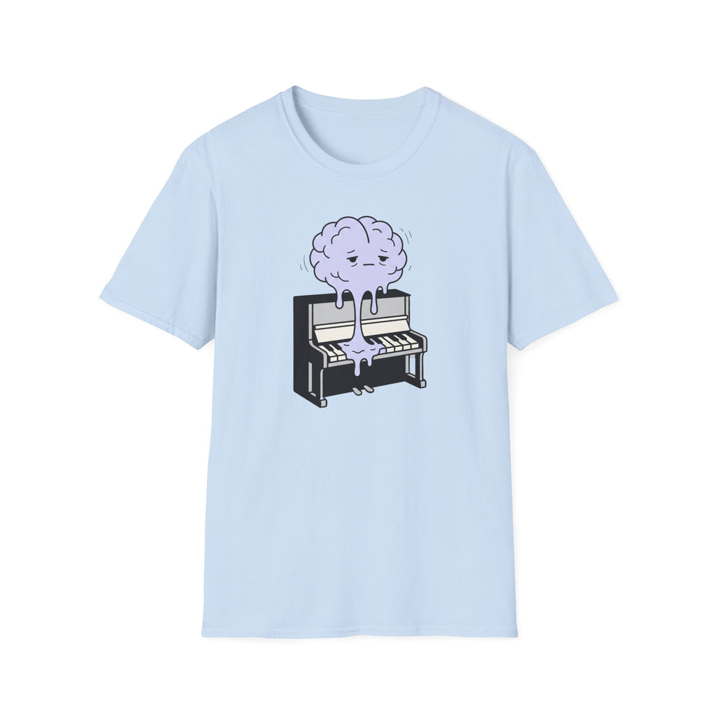 "Tired Melting Brain Piano" T-Shirt