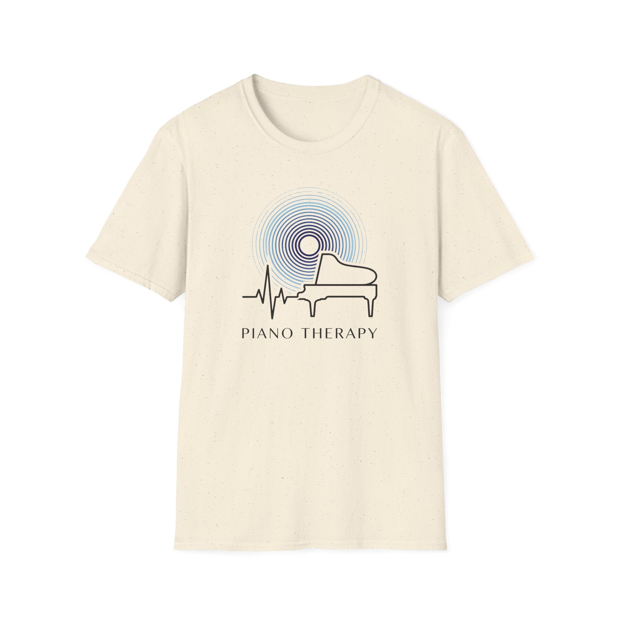 "Piano Therapy Heartbeat" T-Shirt