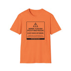 Warning. Player May Speed Up. Use Metronome" T-Shirt