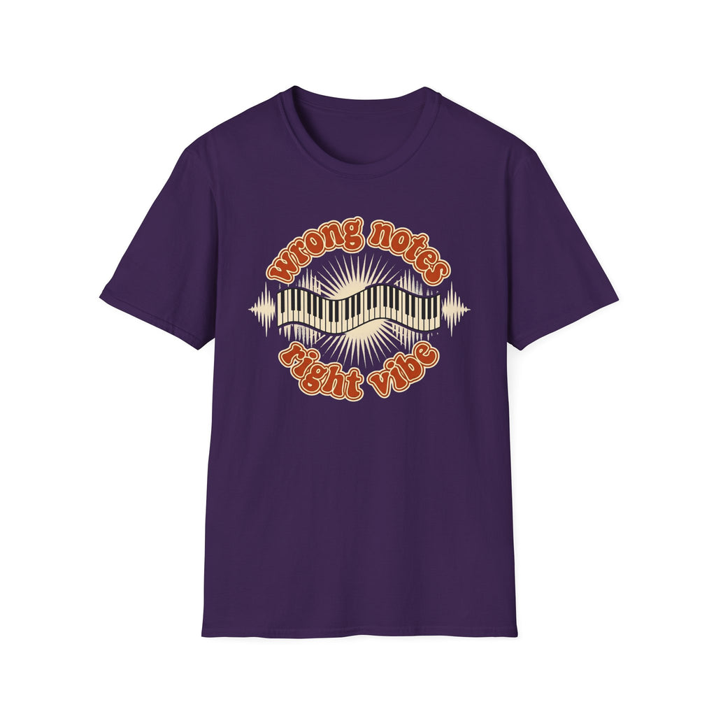 "Wrong Notes, Right Vibe" T-Shirt