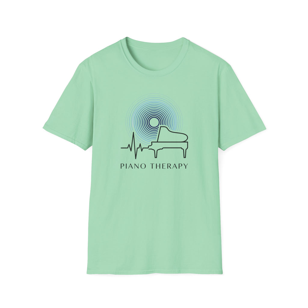 "Piano Therapy Heartbeat" T-Shirt
