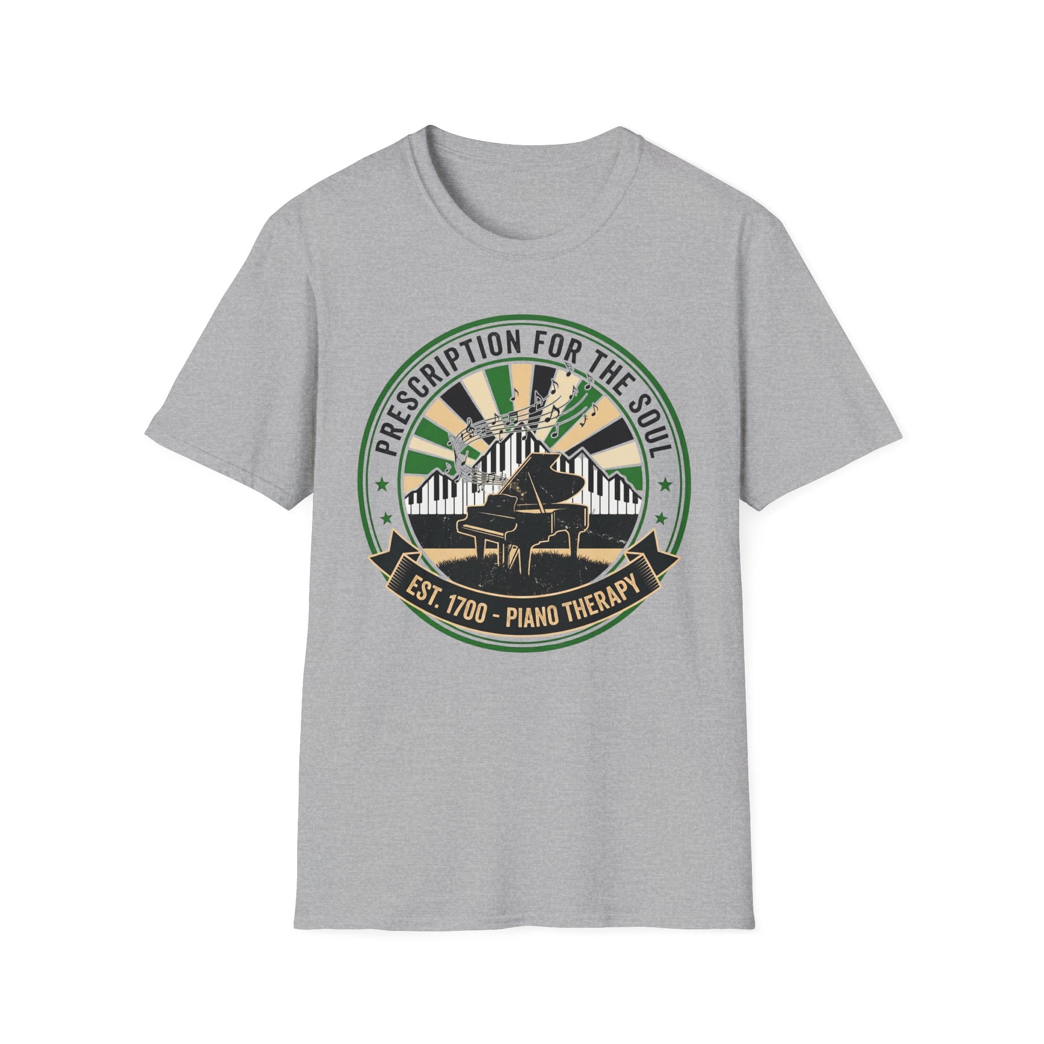 "Piano Therapy Prescription" T-Shirt