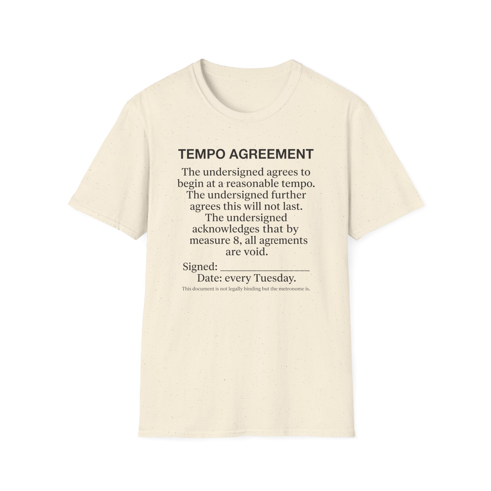 "Tempo Agreement" T-Shirt