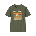 "I Like Piano-Maybe 3 People" T-Shirt
