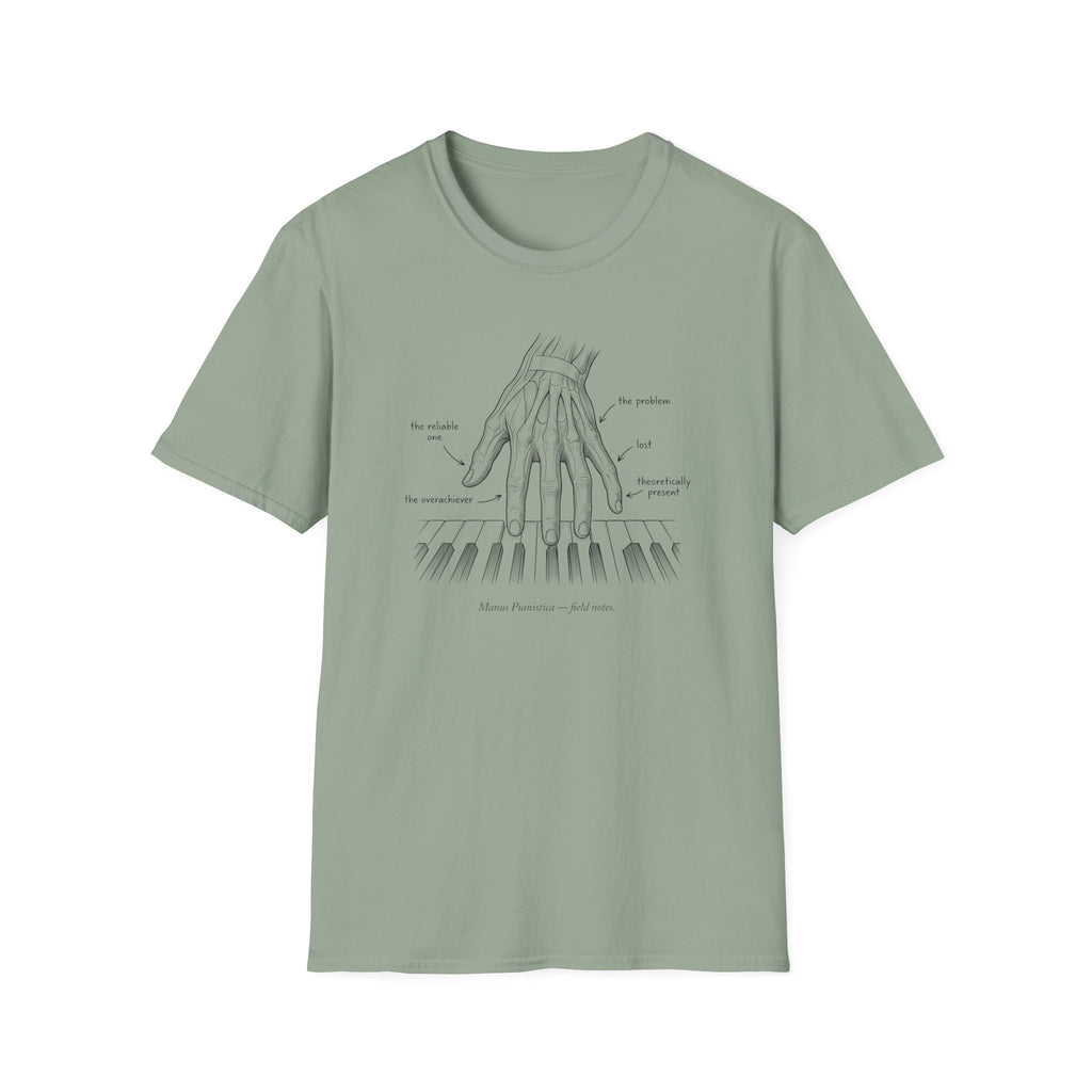 Manus Pianistica" T-Shirt