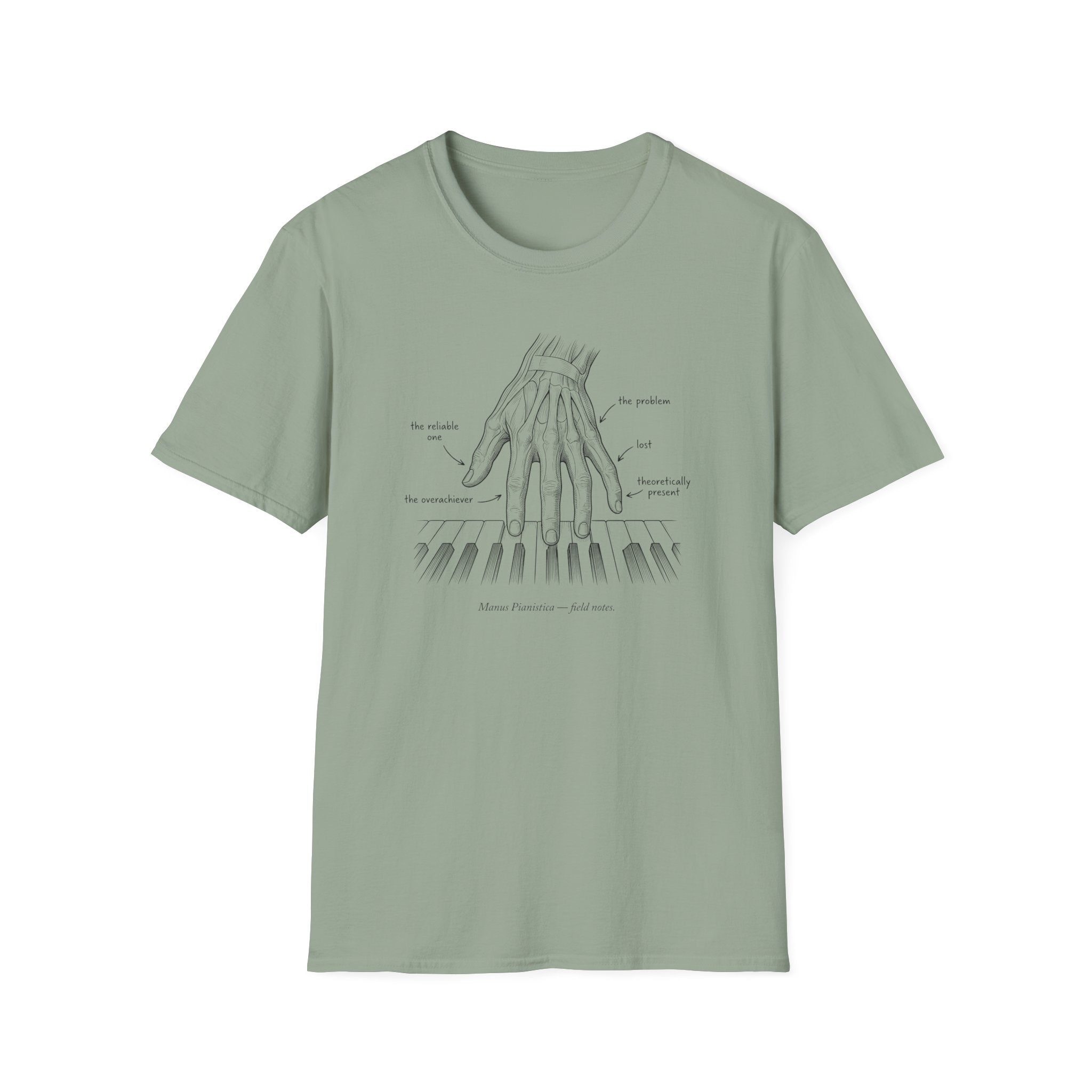 Manus Pianistica" T-Shirt