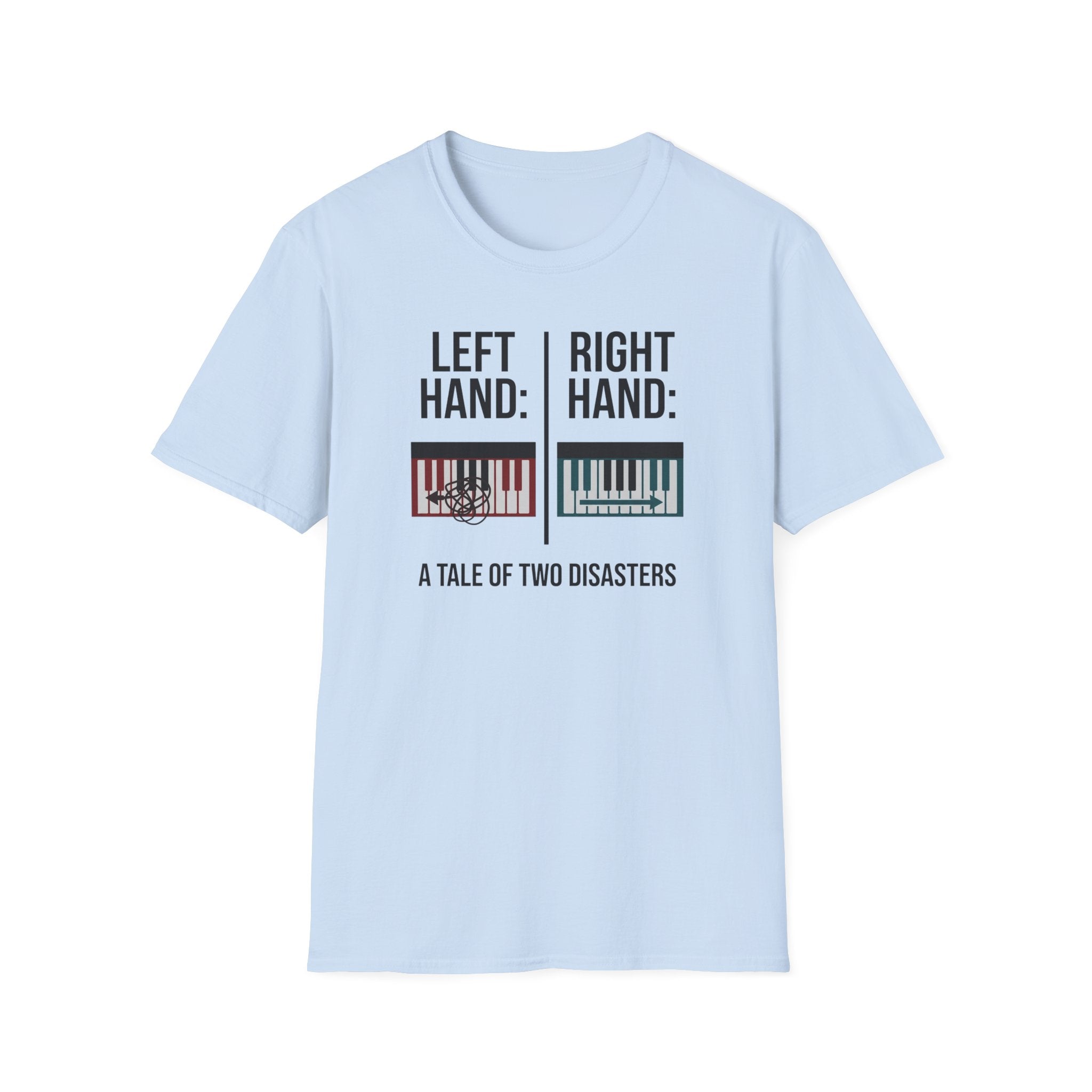 "Left Hand: Right Hand: A Tale of Two Disasters" T-Shirt