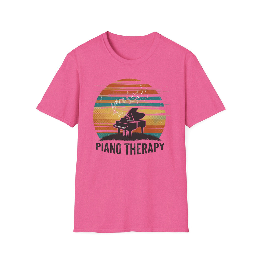 "Piano Therapy Sunset" T-Shirt