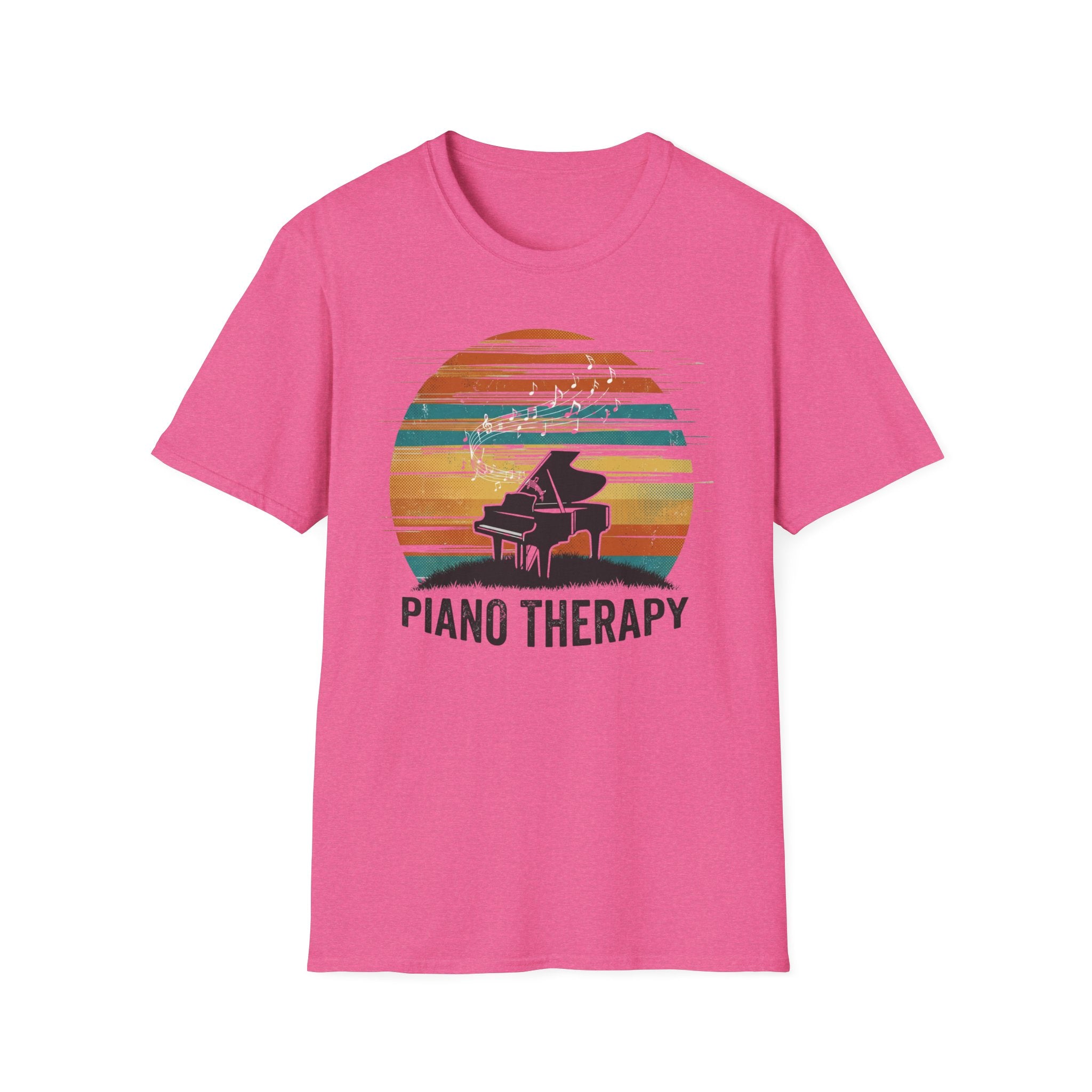 "Piano Therapy Sunset" T-Shirt