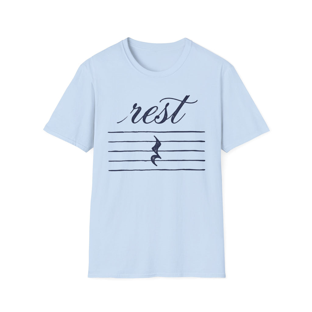 "Rest" Blue Ink T-Shirt