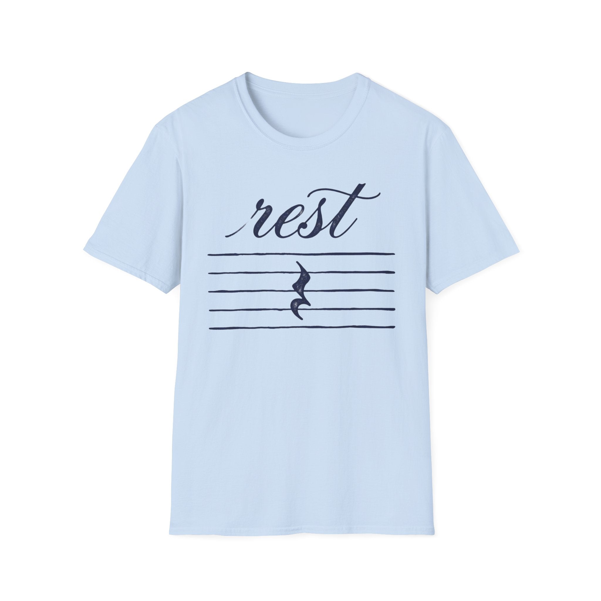 "Rest" Blue Ink T-Shirt