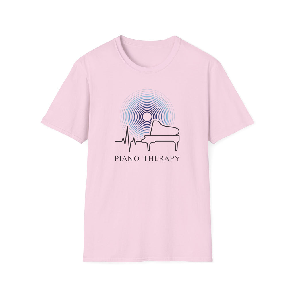 "Piano Therapy Heartbeat" T-Shirt