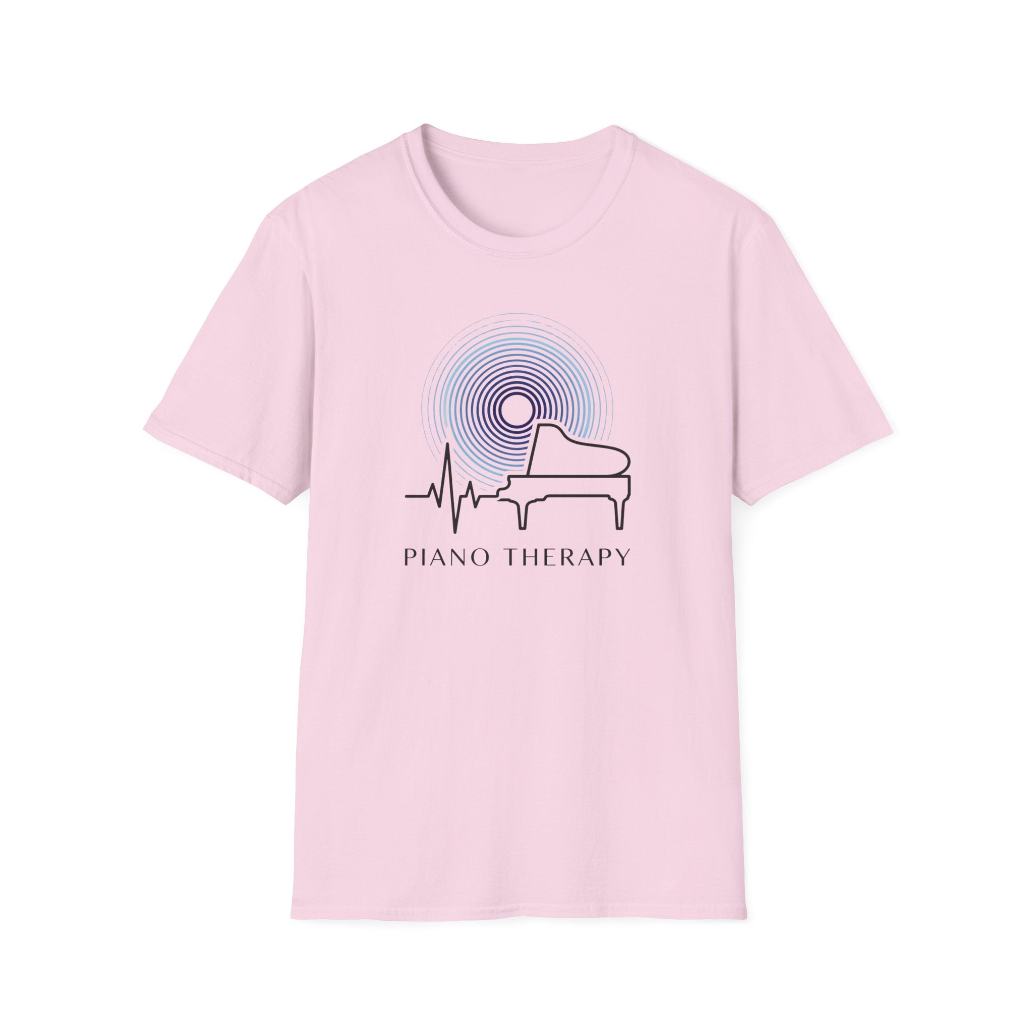 "Piano Therapy Heartbeat" T-Shirt