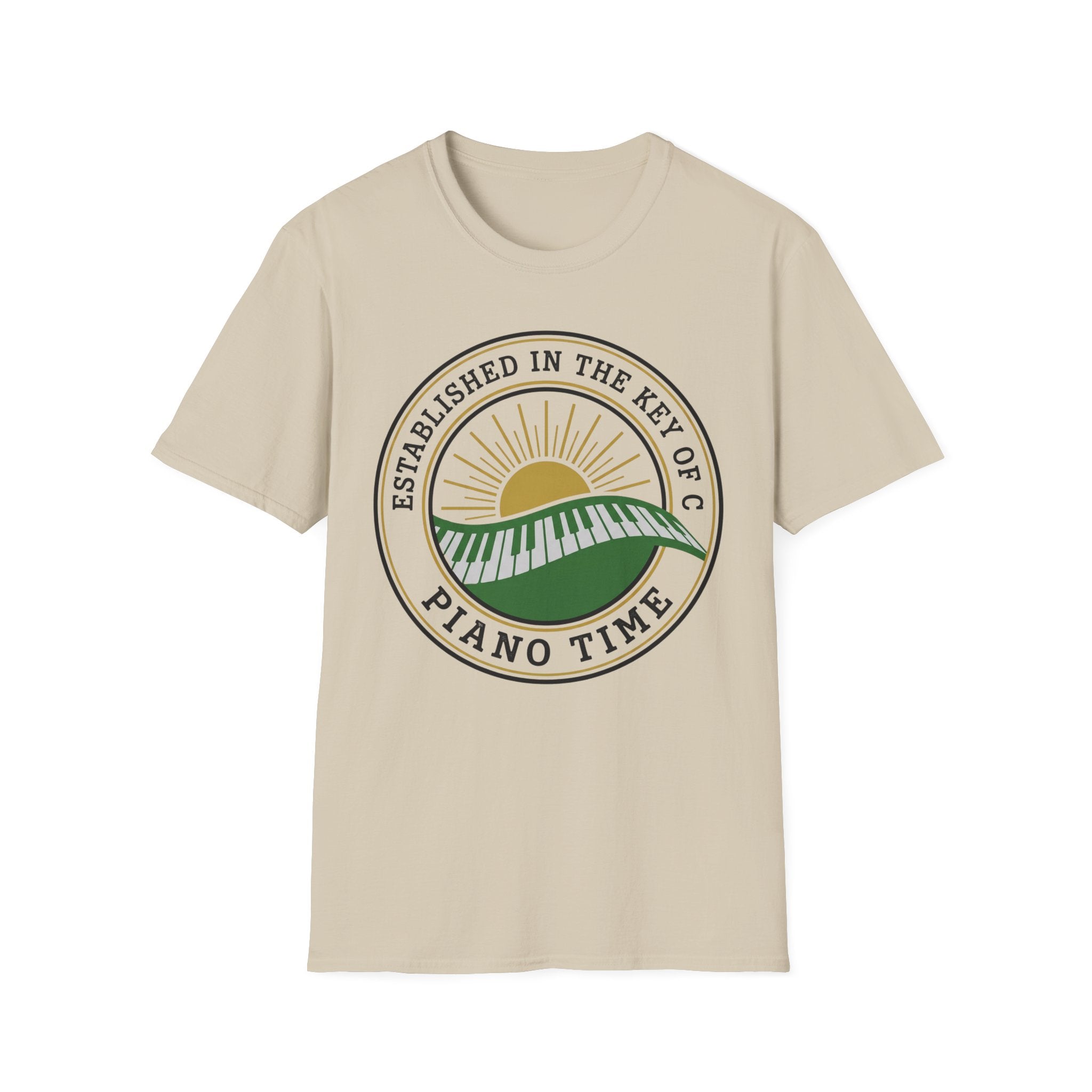 "Piano Time Key of C" T-Shirt