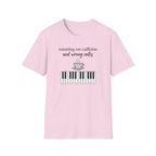 "Caffeine and Wrong Notes 2" T-Shirt