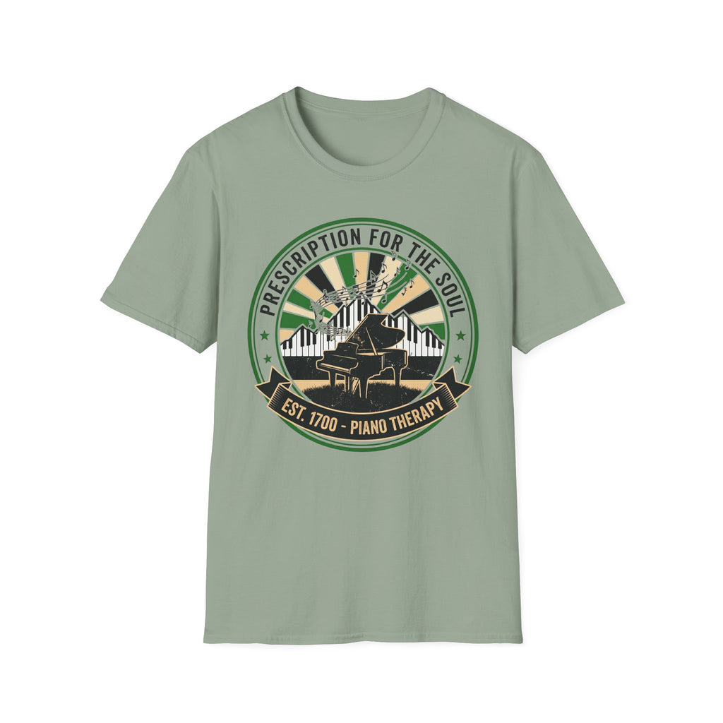 "Piano Therapy Prescription" T-Shirt