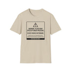 Warning. Player May Speed Up. Use Metronome" T-Shirt