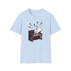"Cute Cat Destroying Piano" T-Shirt