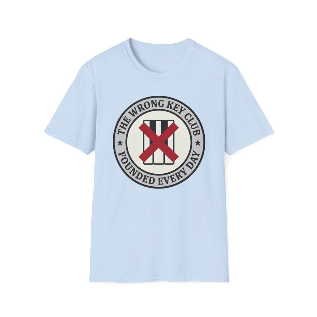 "Wrong Key Club" 1st Design T-Shirt