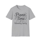"Piano Time. Reloading Sanity" T-Shirt