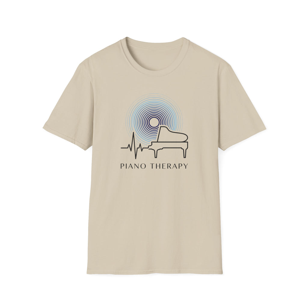 "Piano Therapy Heartbeat" T-Shirt