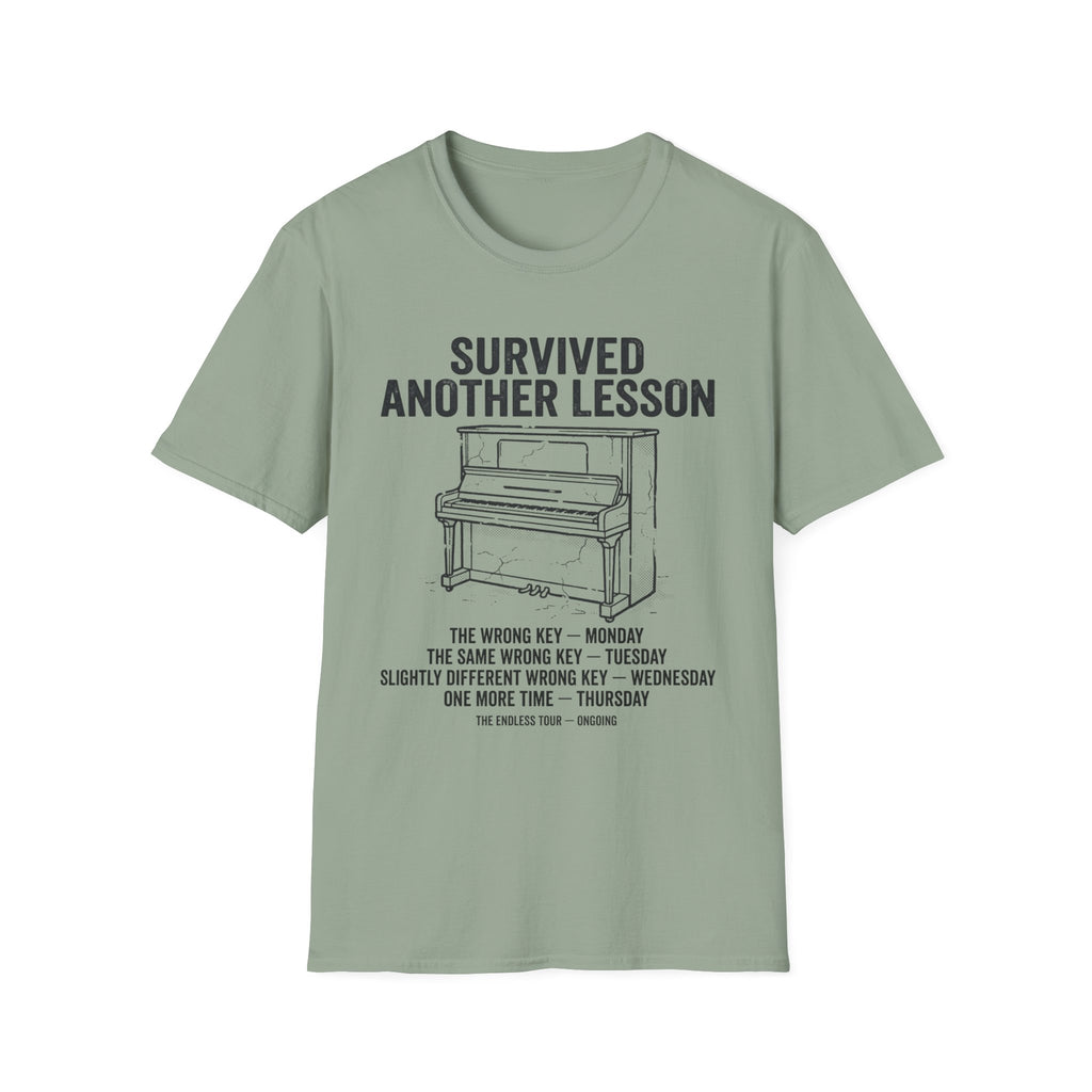 "Survived Another Piano Lesson" T-Shirt