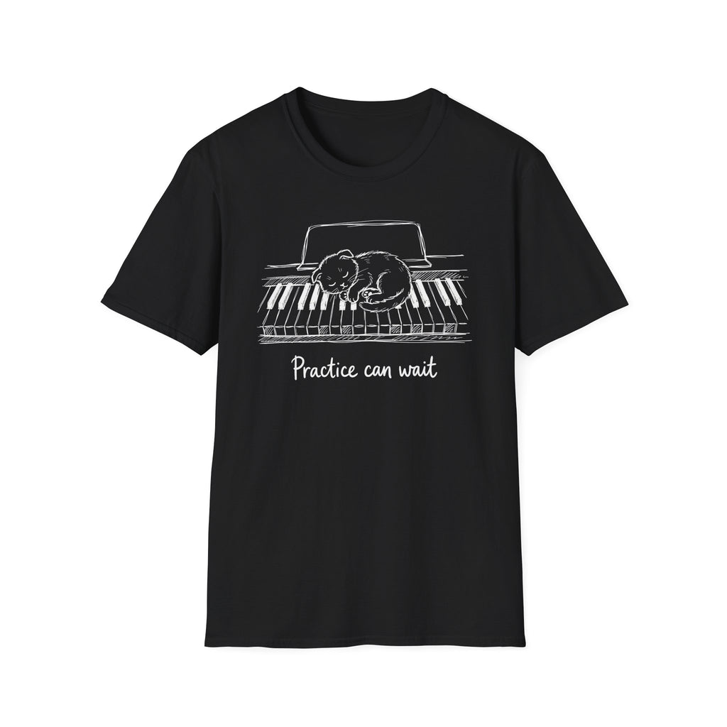 "Cute Kitten-Practice Can Wait" T-Shirt