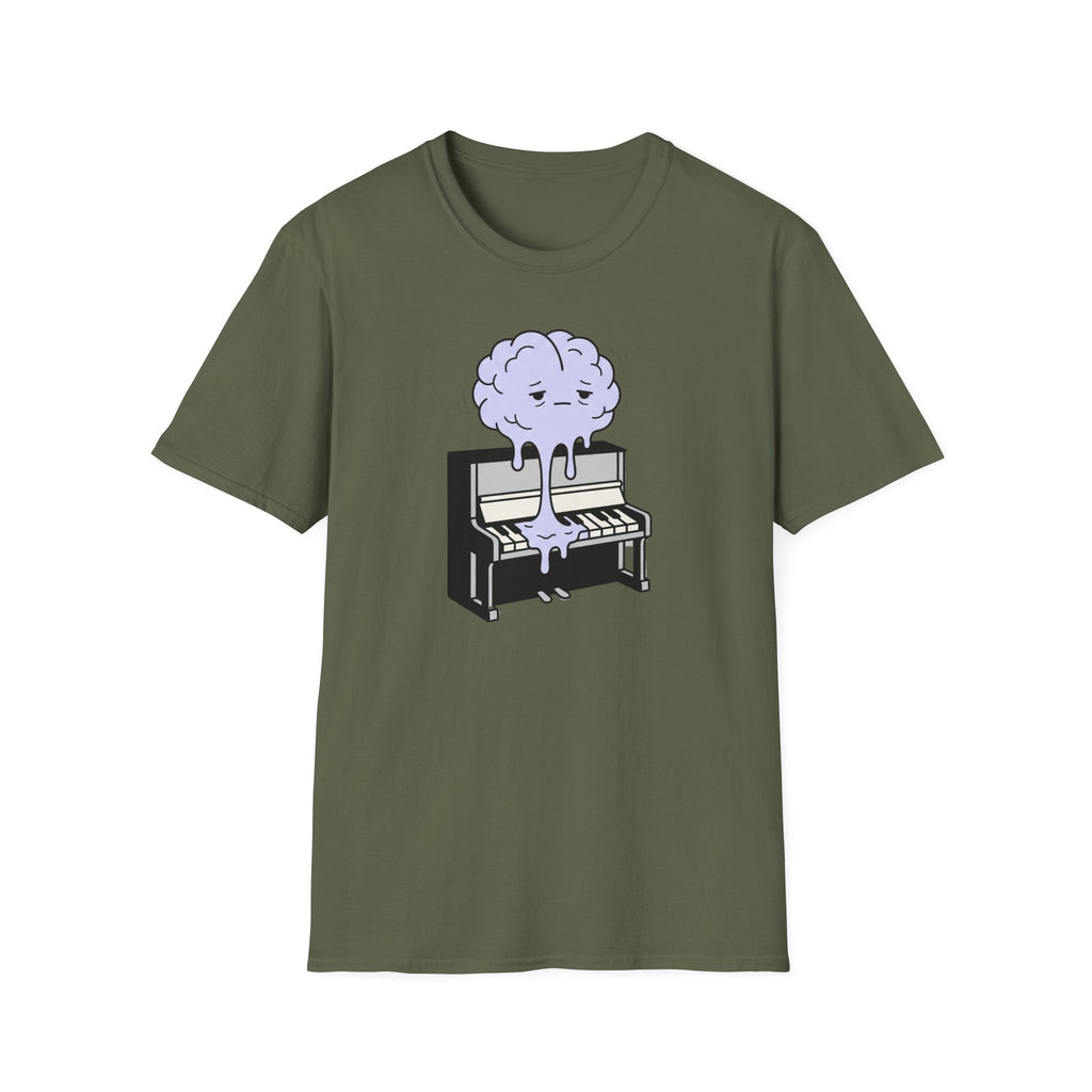 "Tired Melting Brain Piano" T-Shirt