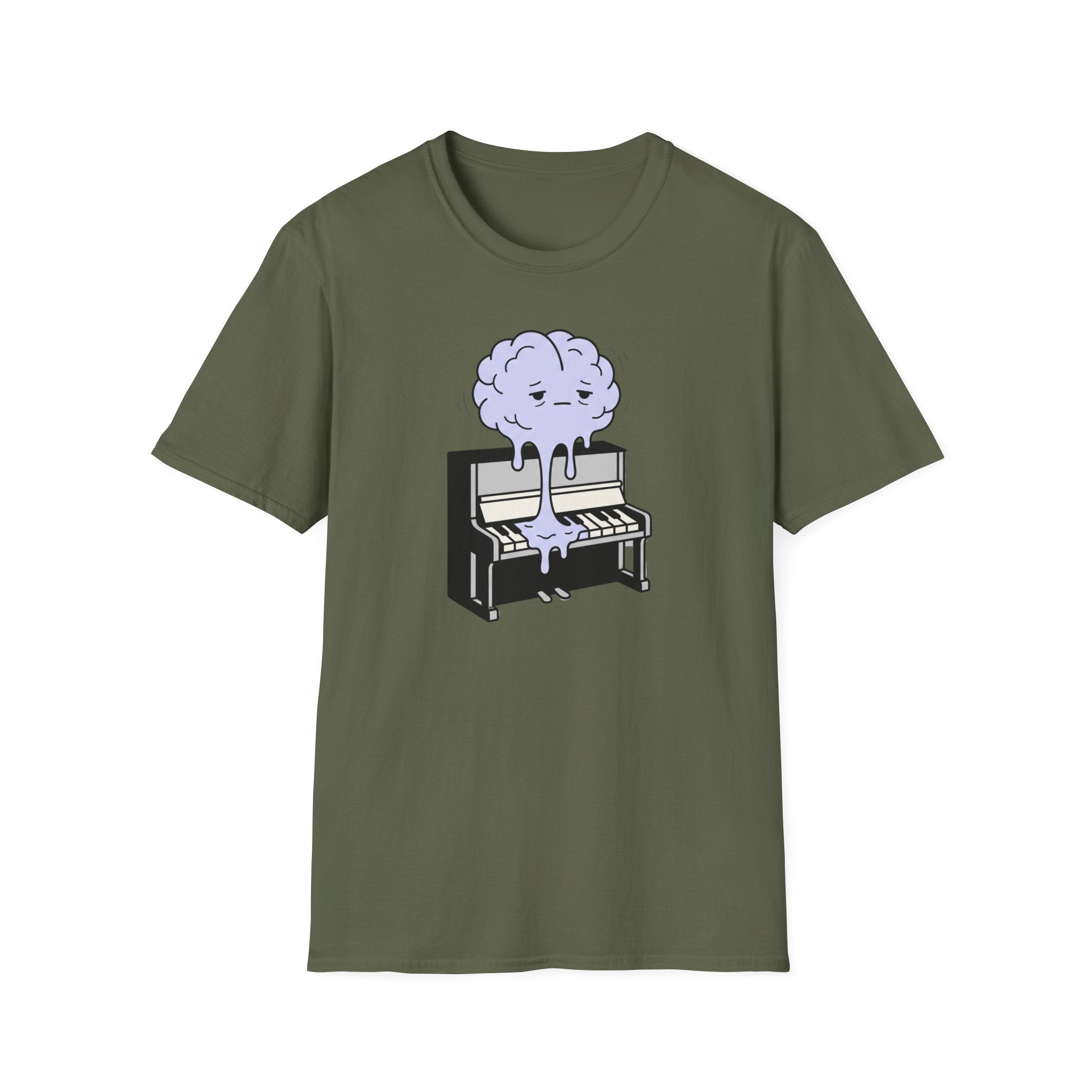 "Tired Melting Brain Piano" T-Shirt