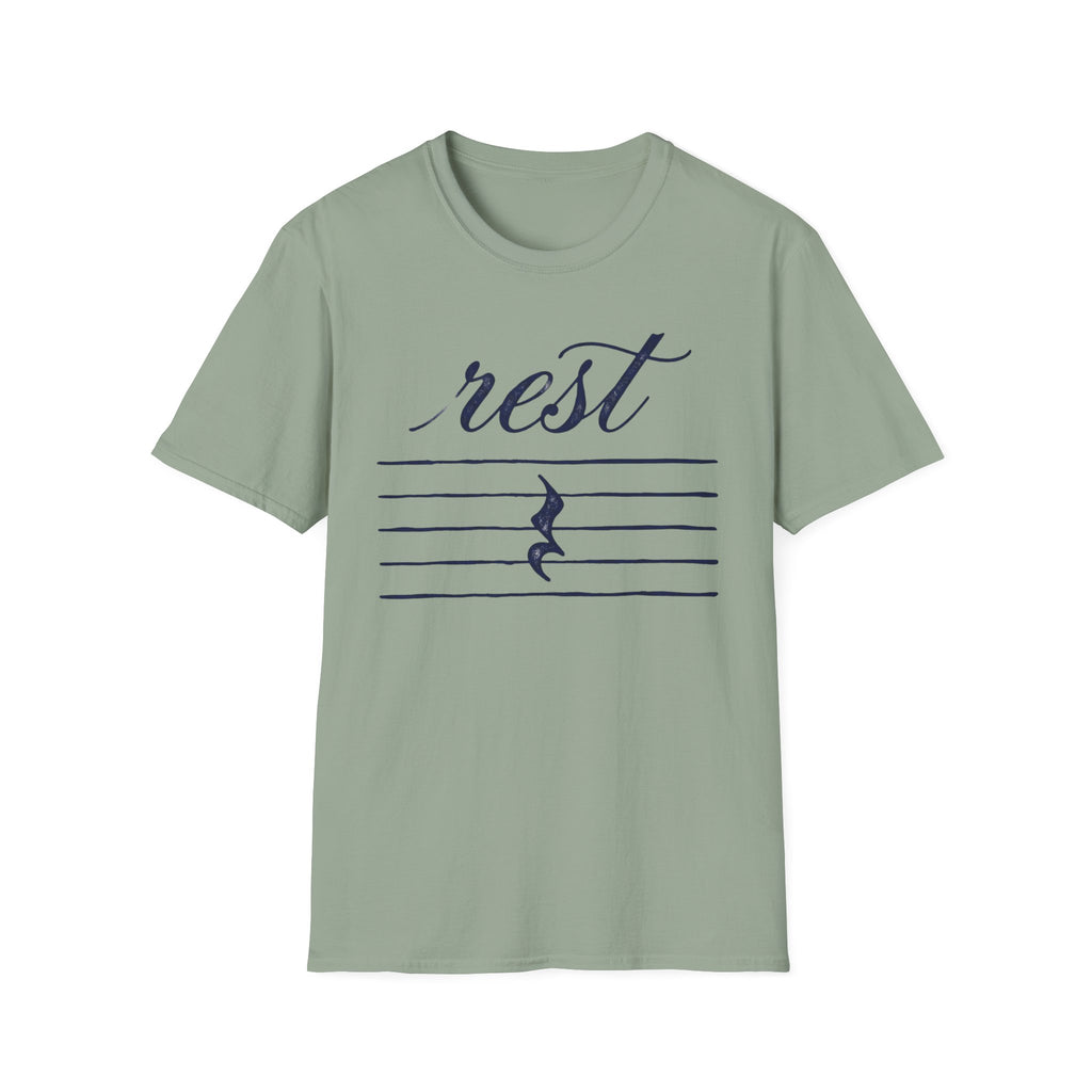 "Rest" Blue Ink T-Shirt
