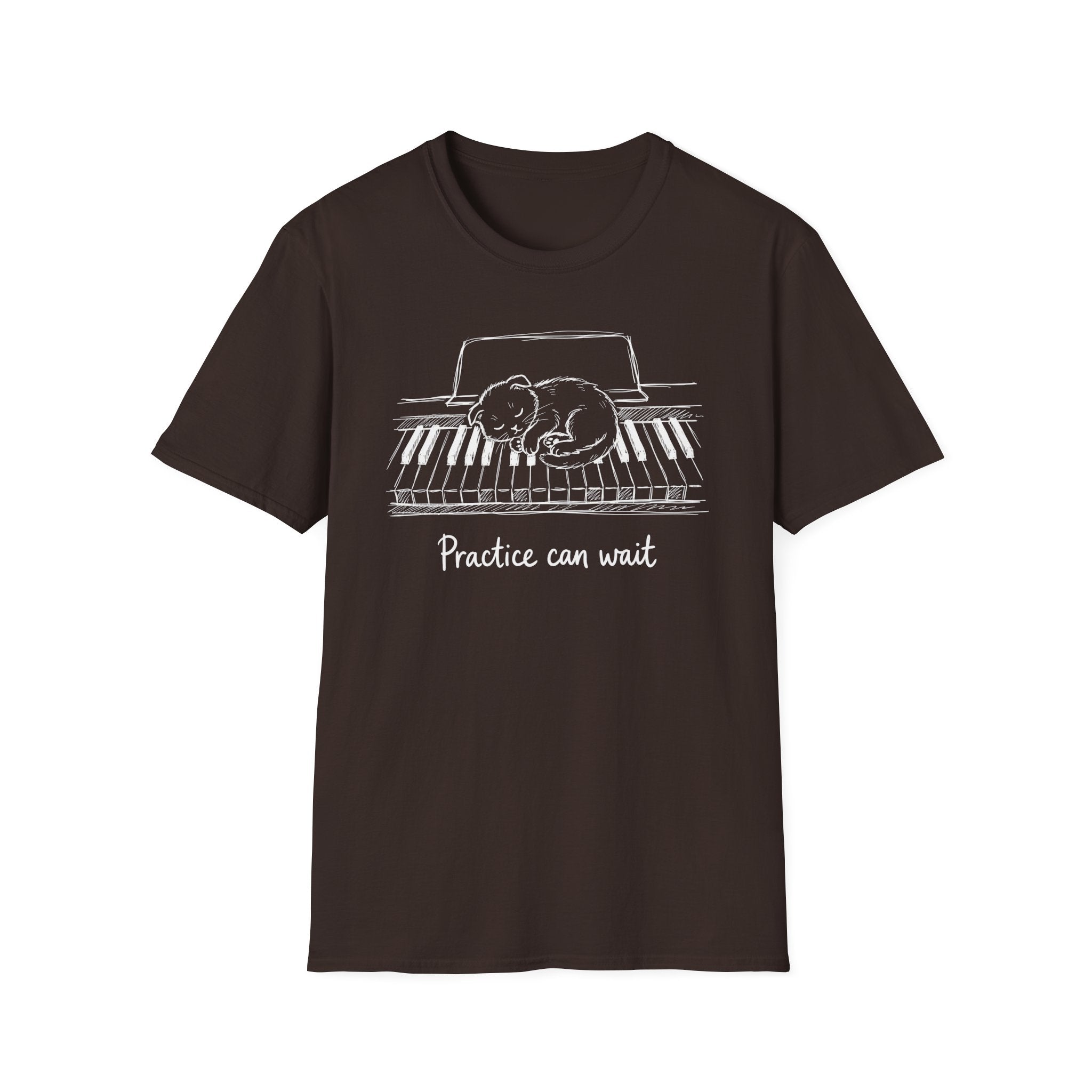 "Cute Kitten-Practice Can Wait" T-Shirt