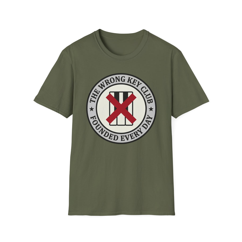 "Wrong Key Club" 1st Design T-Shirt
