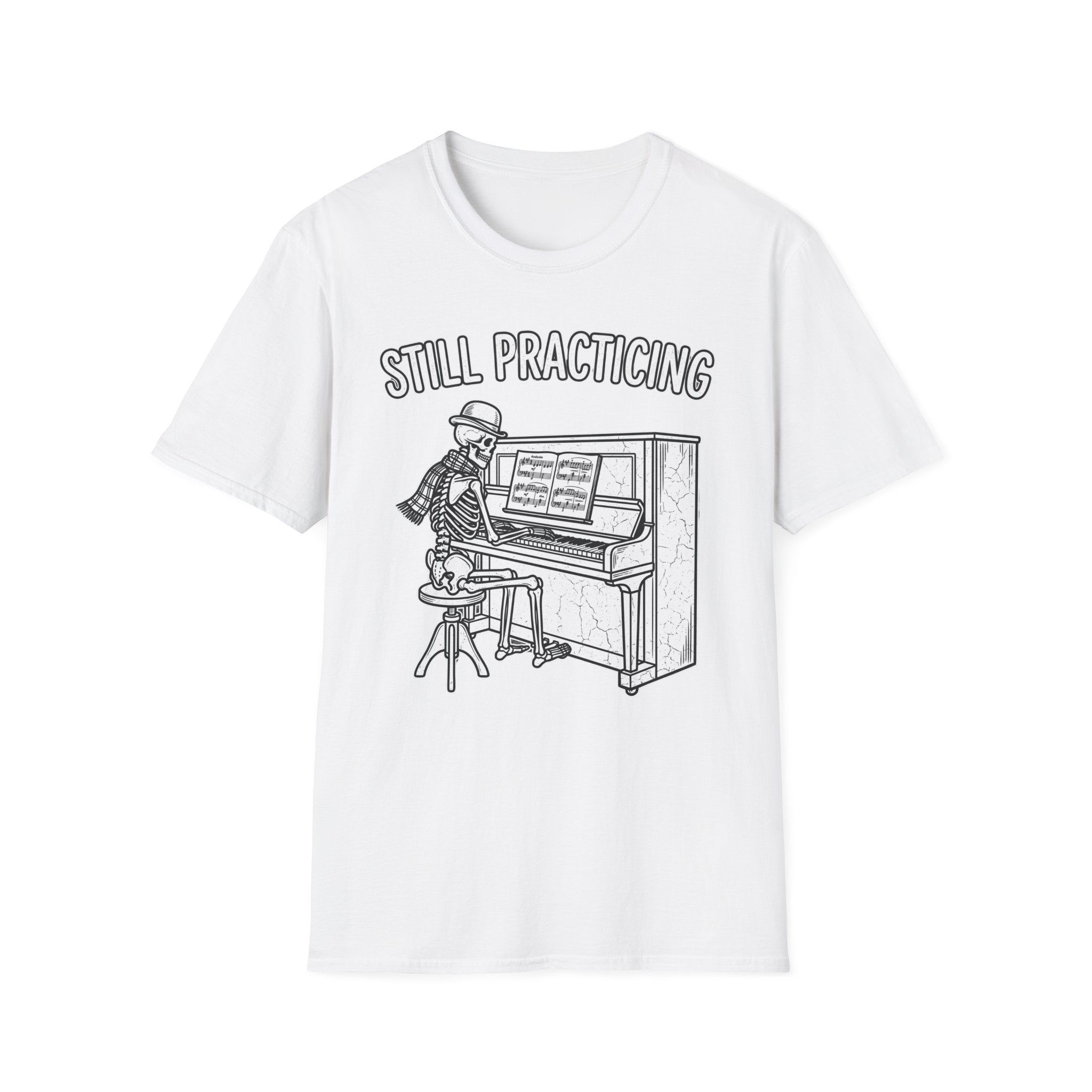 "Stylish Skeleton - Still Practicing" T-Shirt