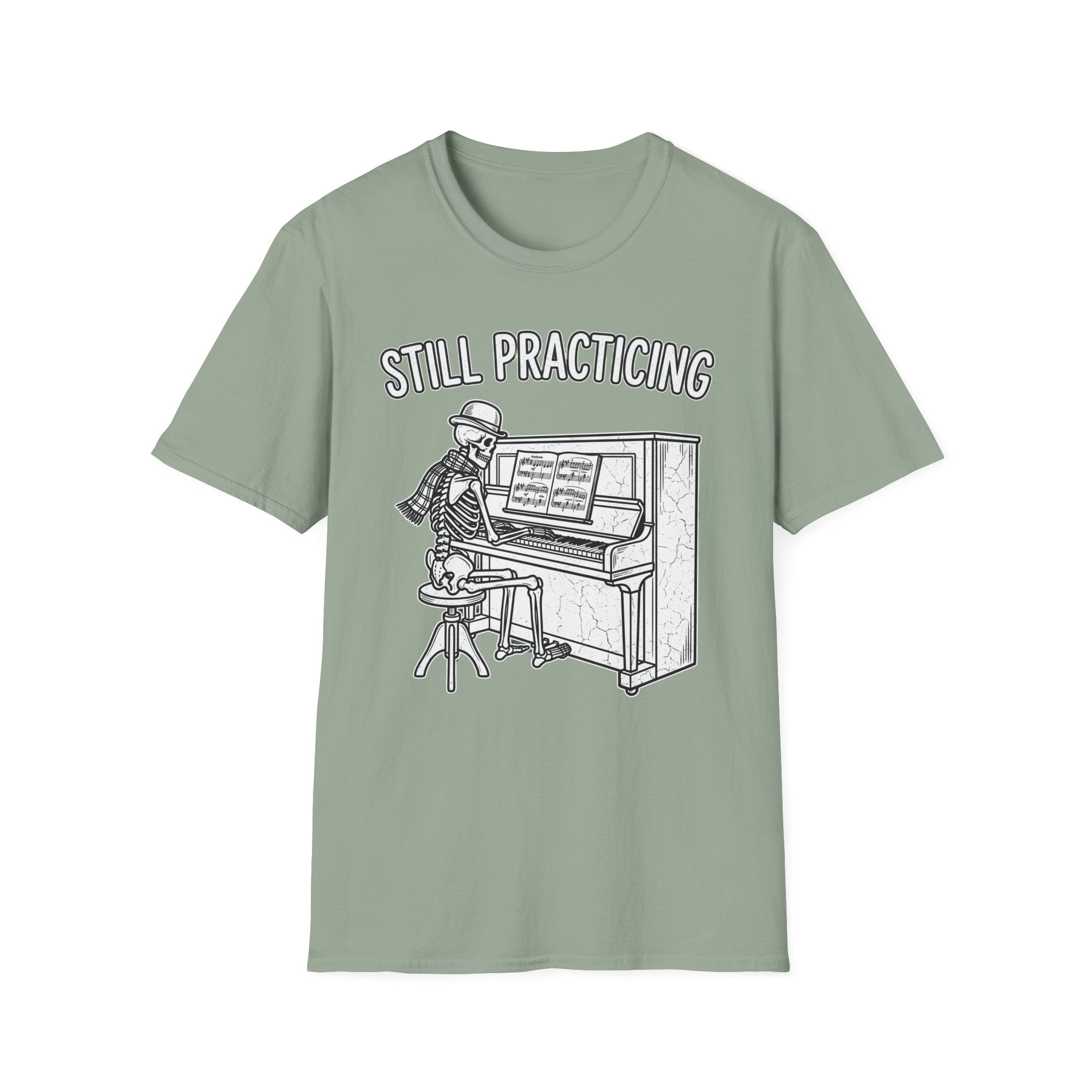 "Stylish Skeleton - Still Practicing" T-Shirt