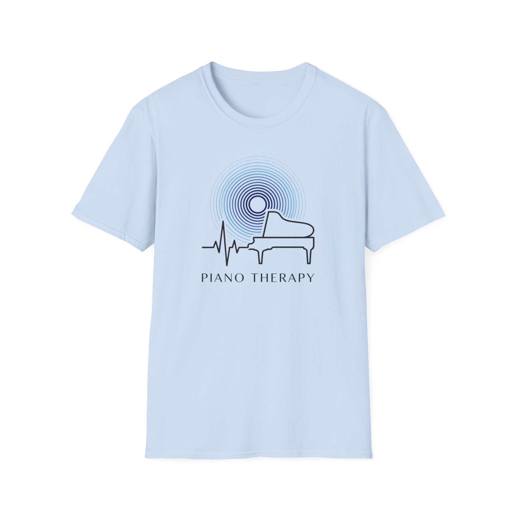 "Piano Therapy Heartbeat" T-Shirt