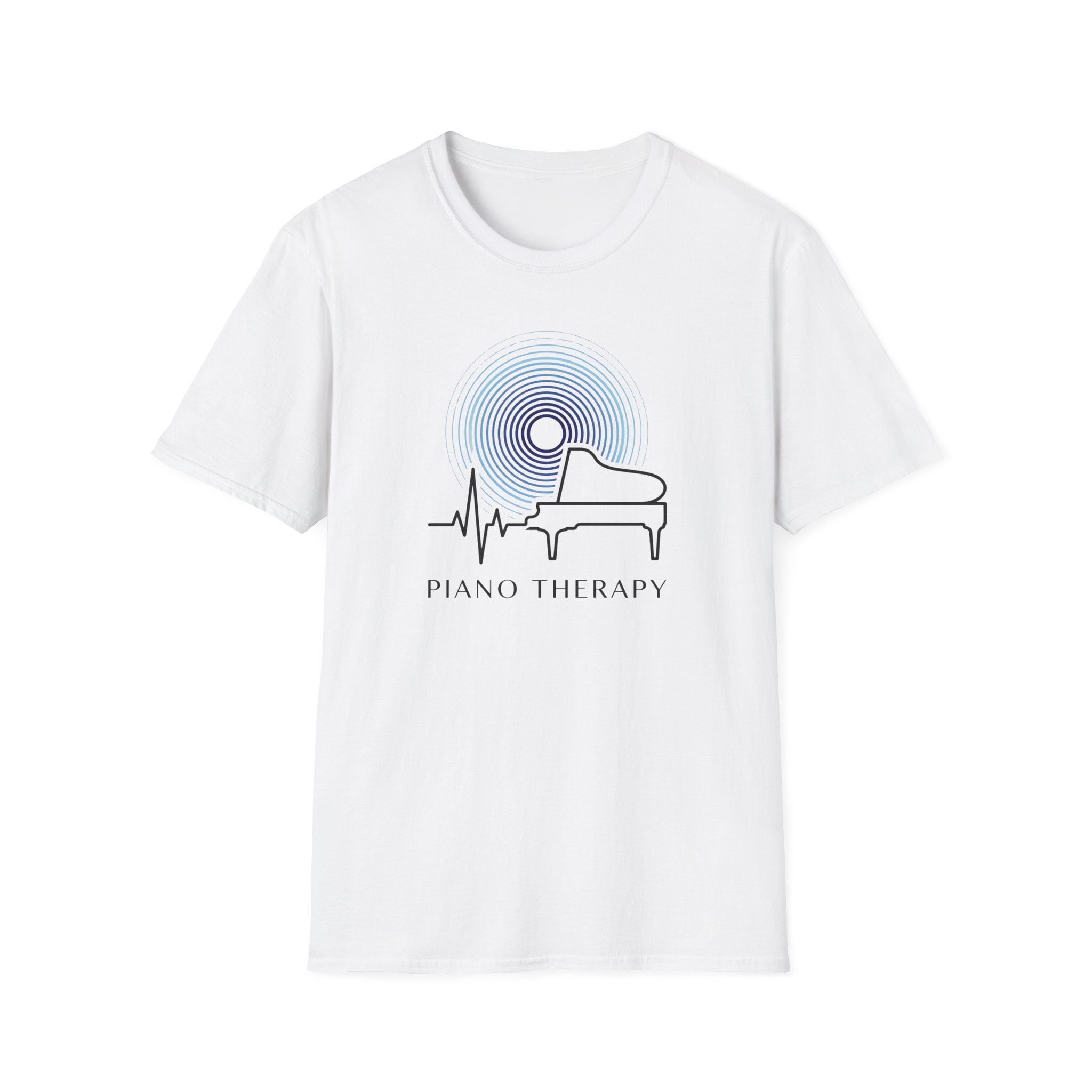 "Piano Therapy Heartbeat" T-Shirt