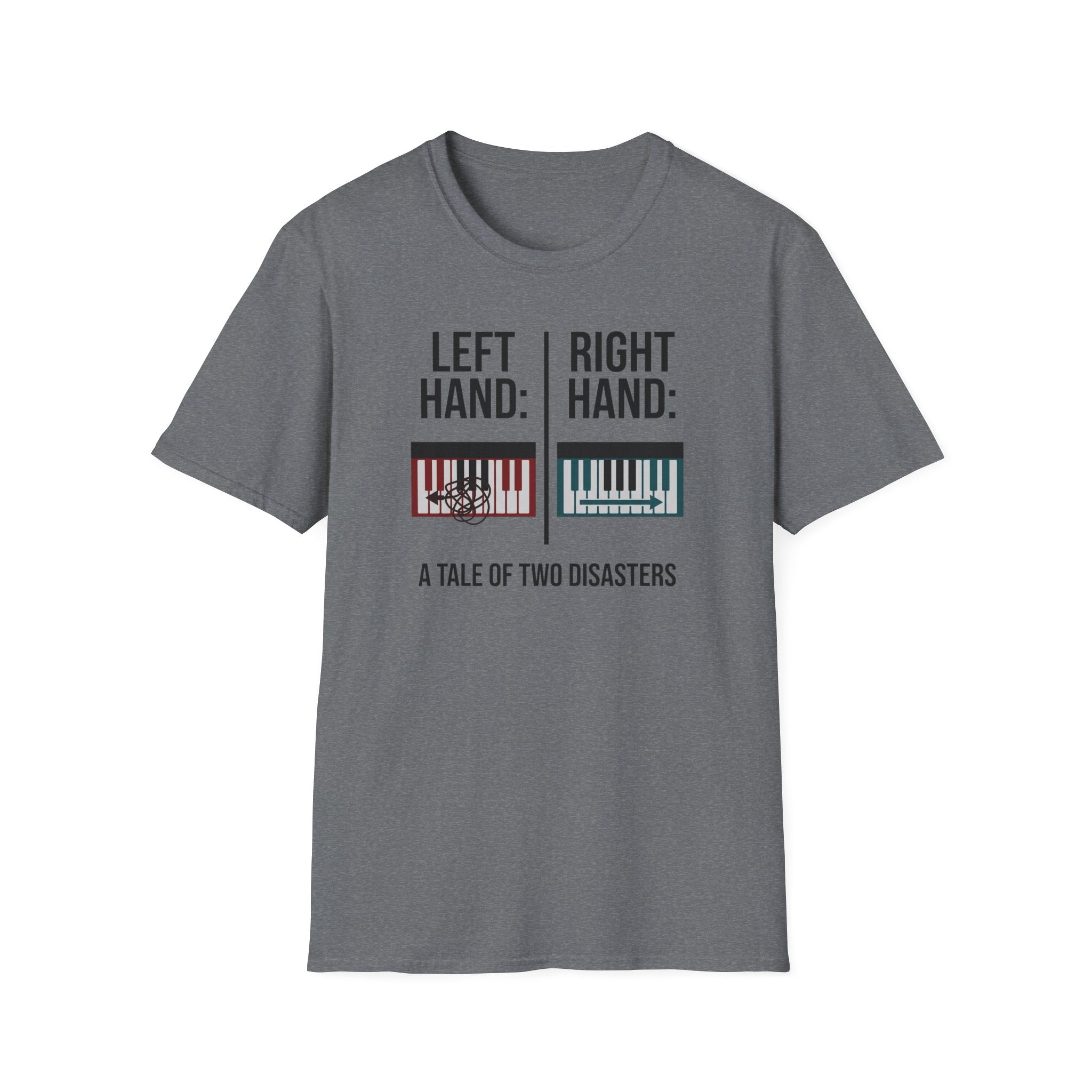 "Left Hand: Right Hand: A Tale of Two Disasters" T-Shirt