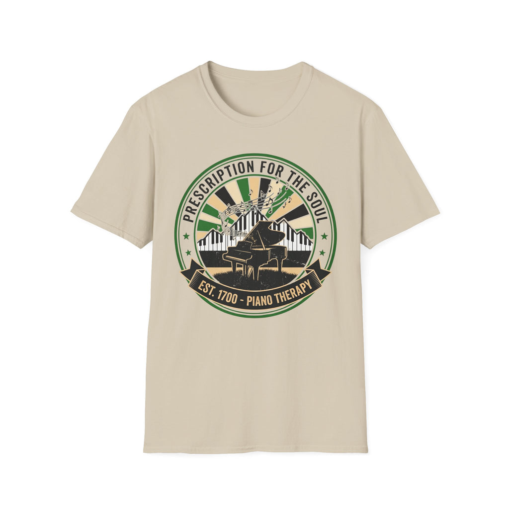 "Piano Therapy Prescription" T-Shirt