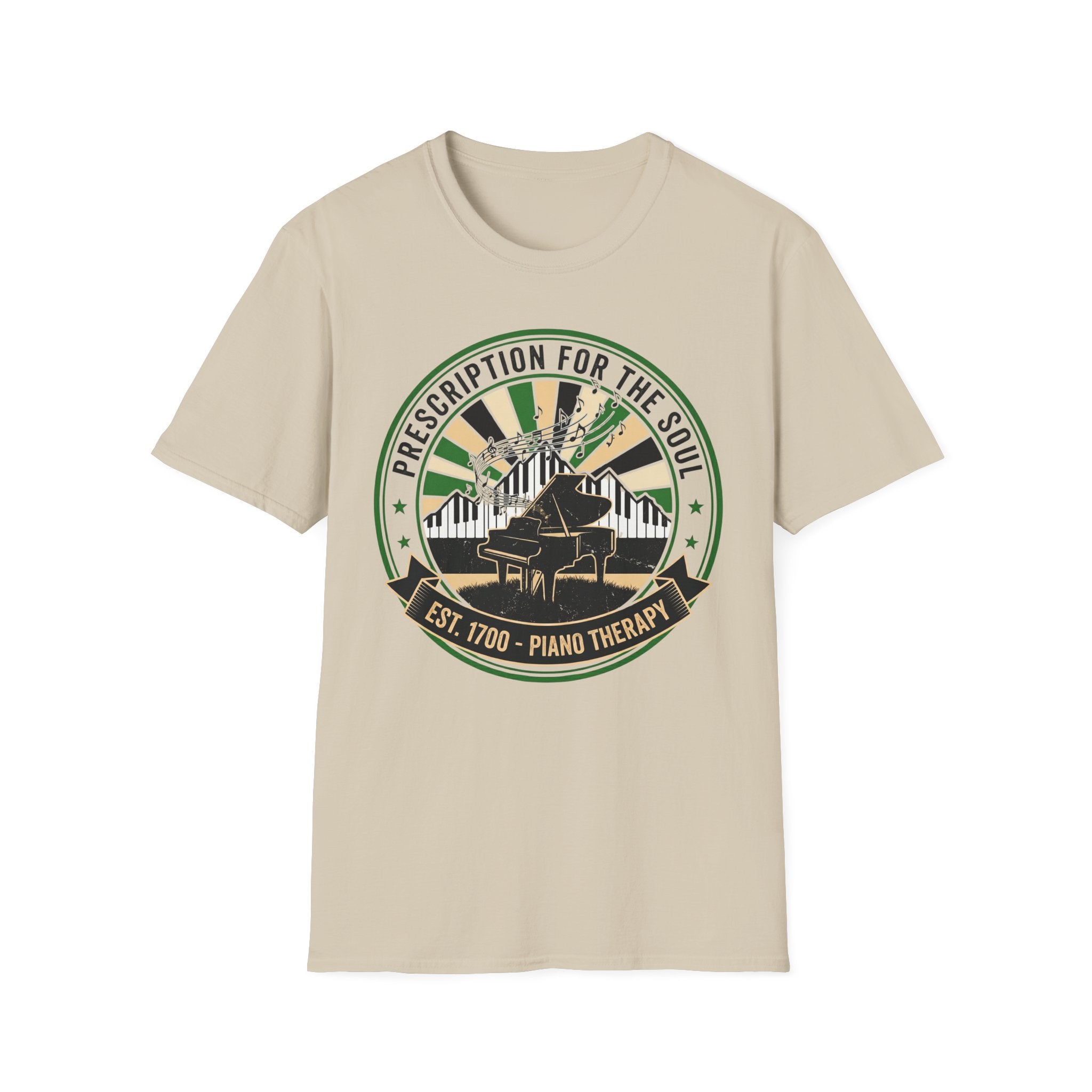 "Piano Therapy Prescription" T-Shirt