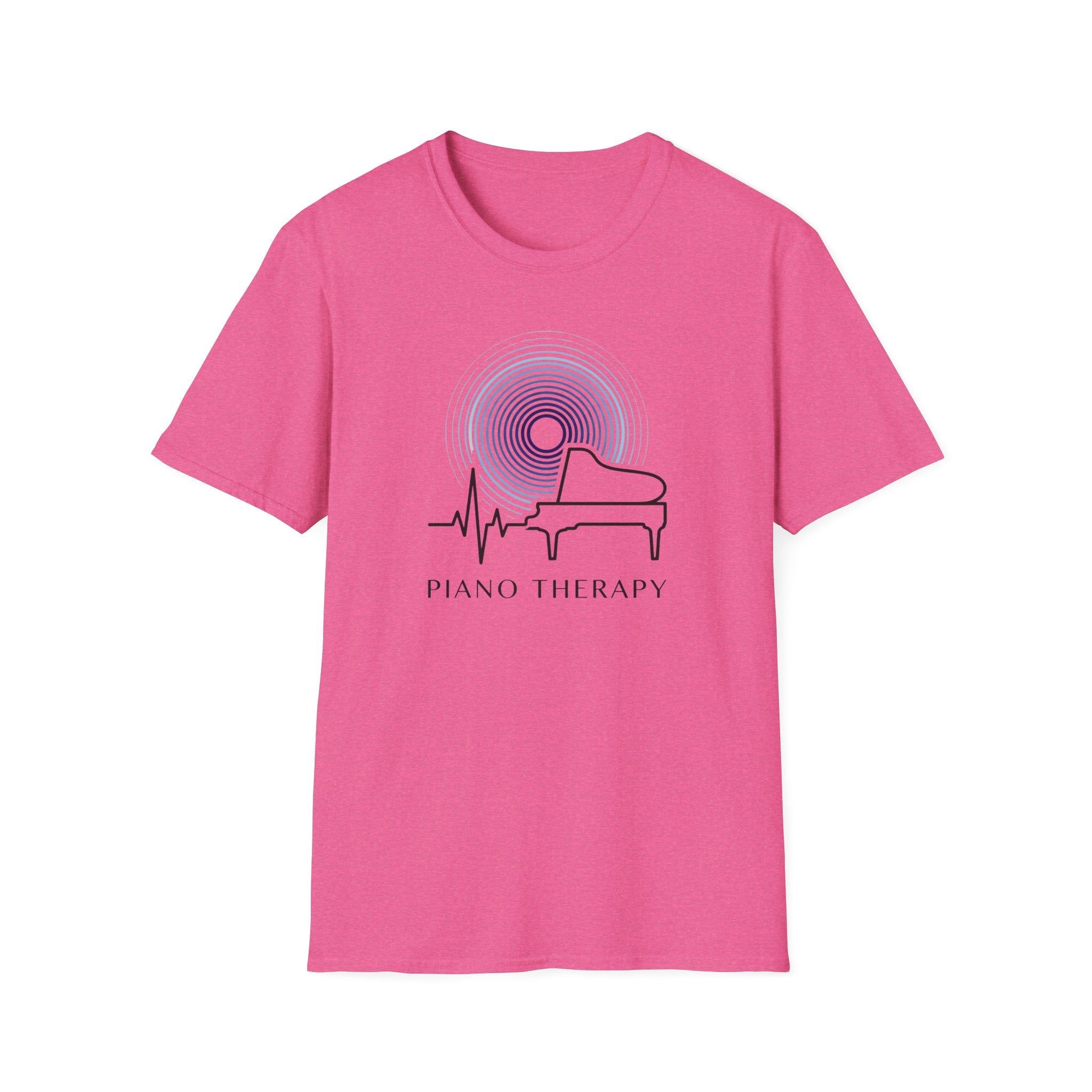 "Piano Therapy Heartbeat" T-Shirt