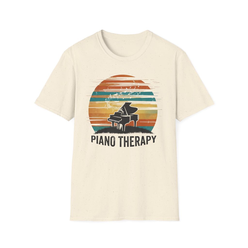 "Piano Therapy Sunset" T-Shirt