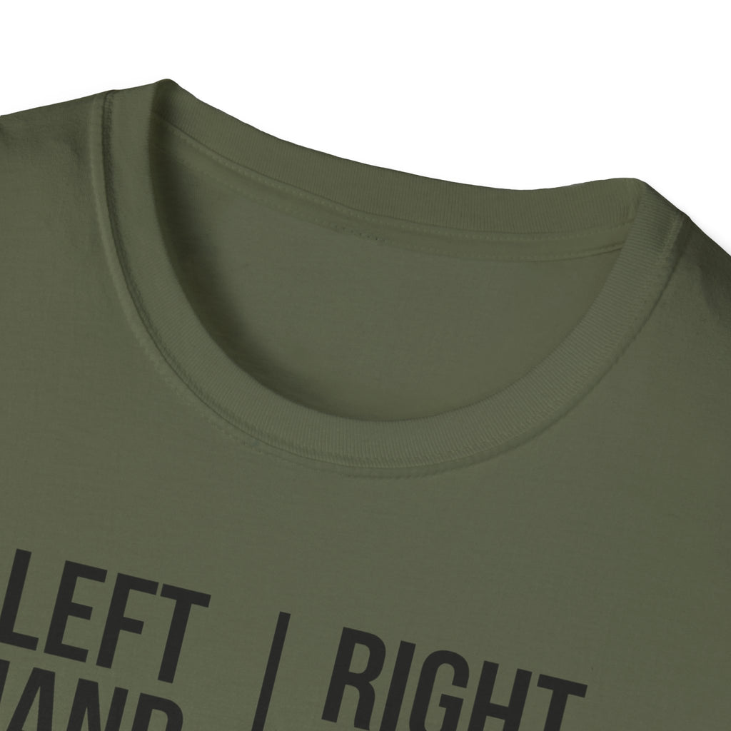 "Left Hand: Right Hand: A Tale of Two Disasters" T-Shirt