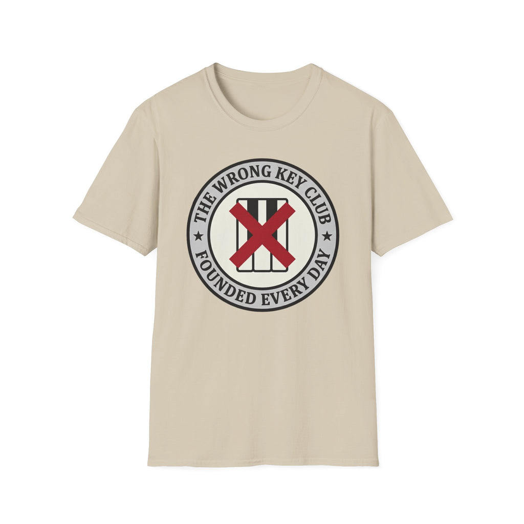 "Wrong Key Club" 1st Design T-Shirt