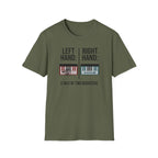 "Left Hand: Right Hand: A Tale of Two Disasters" T-Shirt