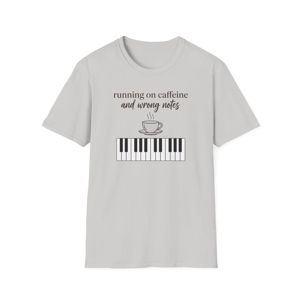 "Caffeine and Wrong Notes 2" T-Shirt