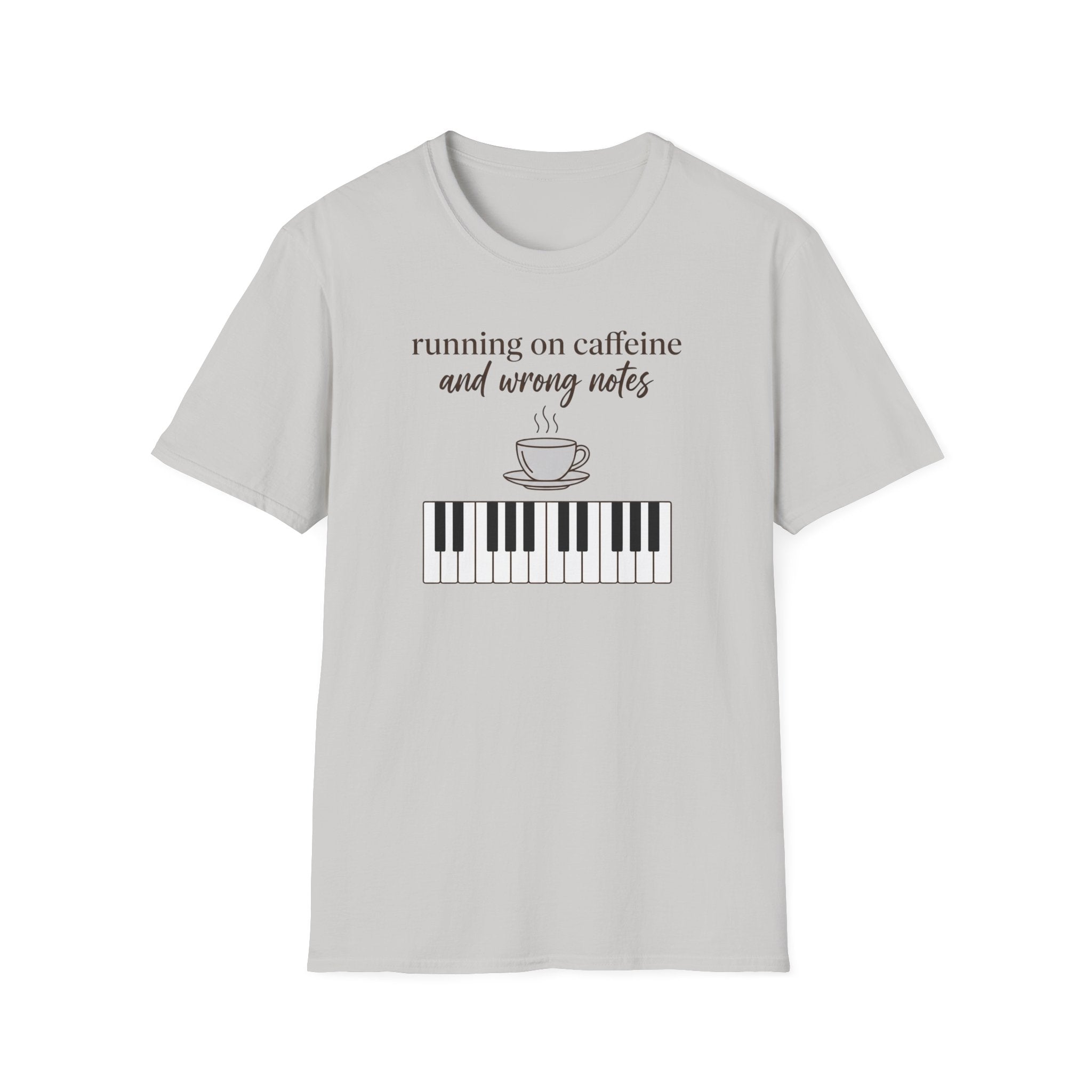 "Caffeine and Wrong Notes 2" T-Shirt
