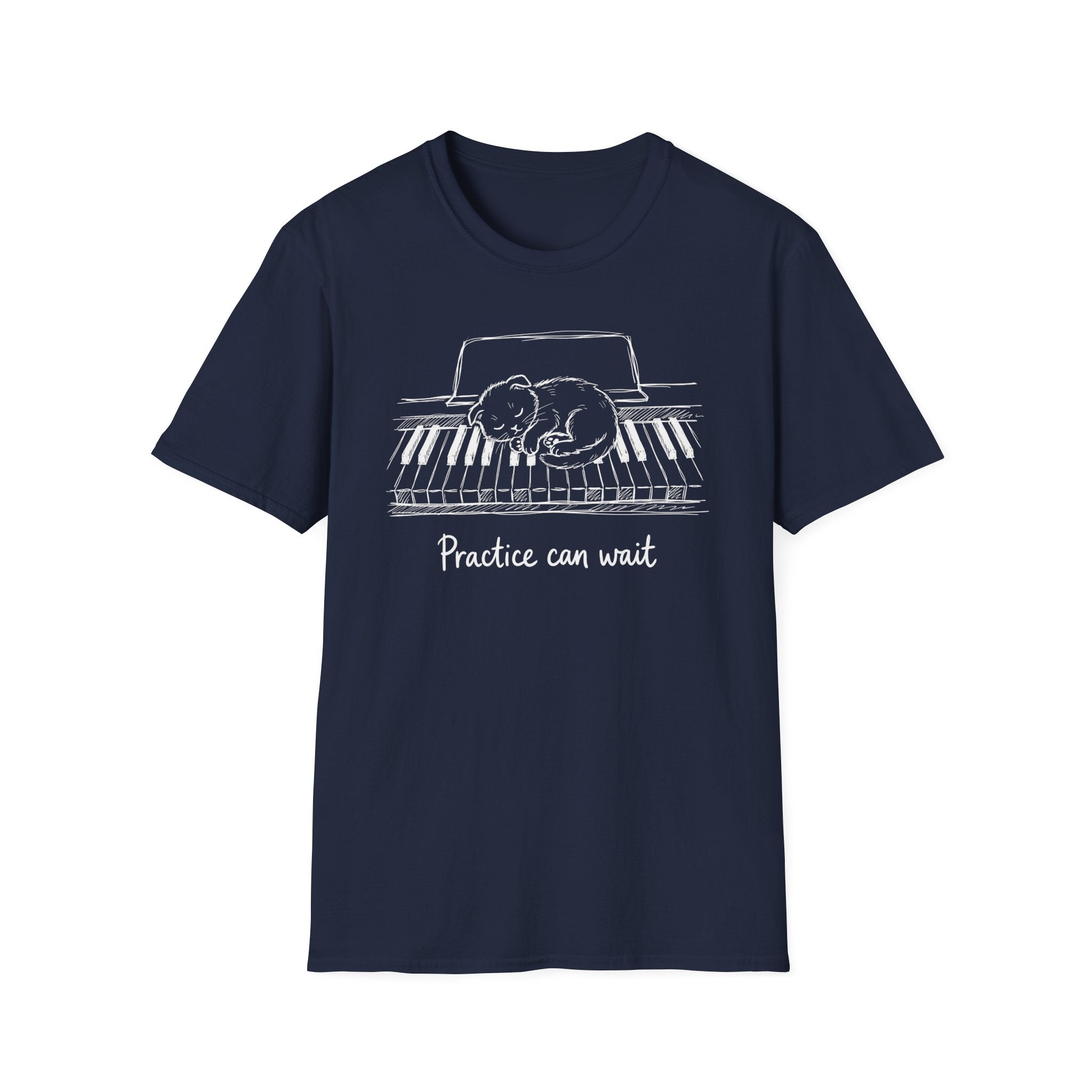 "Cute Kitten-Practice Can Wait" T-Shirt