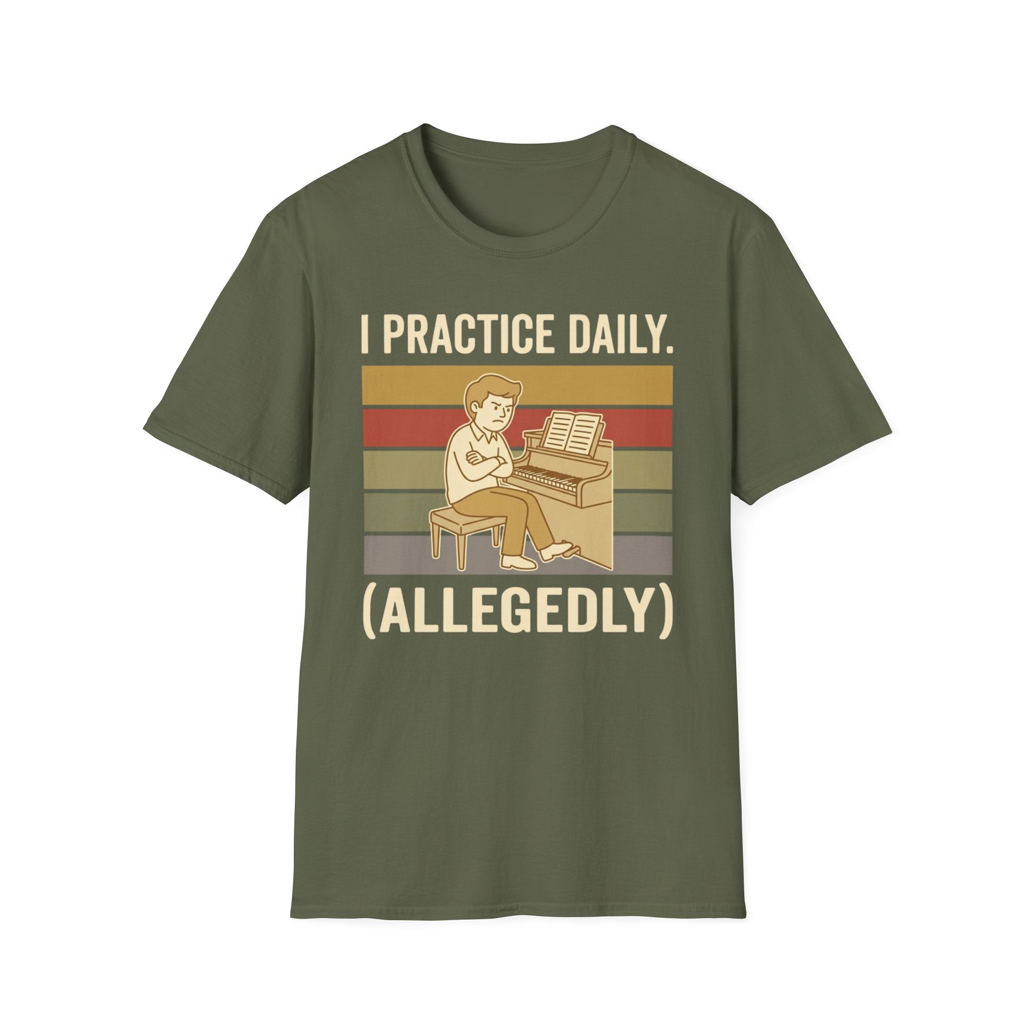 "I Practice Daily (Allegedly)" T-Shirt