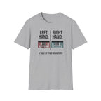 "Left Hand: Right Hand: A Tale of Two Disasters" T-Shirt