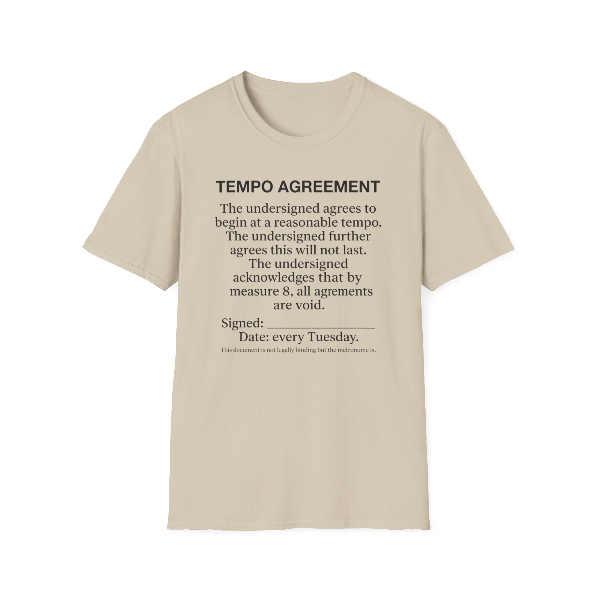 "Tempo Agreement" T-Shirt